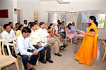 Dr. Nalini Patil Addressing Parents and Students